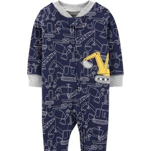 Construction Zip-Up Cotton Sleep & Play
